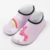 Zapatos de Playa para Niños Transfronterizos, Antideslizantes de Suela Blanda Estampados para Exteriores Acuáticos, Calcetines para Pisos de Deportes Interiores, Secado Rápido