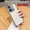 Funda de teléfono móvil electrochapada con protección anticaída en las cuatro esquinas, adecuada para Vivo Y05E S2 V70Fe X300Fe Y31D V80Lite