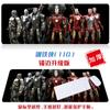 Alfombrilla de escritorio extragrande de superhéroe de Iron Man, alfombrilla de teclado genial de Los Vengadores, alfombrilla de ordenador de oficina de Marvel