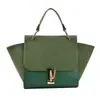 Bolso Transfronterizo para Mujer 2025 Nuevo Bolso Mate Cadena para Mujer Bolso Bandolera Hombro Bolso Cruzado Moda Europea y Americana Color Contrastante Alas
