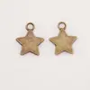 Accesorios de joyería de aleación vintage diy colgante de estrella de cinco puntas 16 mm collar material de decoración para ropa Colgante de Estrella