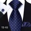 Conjunto de 3 Piezas para Hombre: Corbata, Pañuelo de Bolsillo, Gemelos, Atuendo Formal de Negocios, Cuadros Retro, Corbata Negra Atada a Mano, Shengzhou En Stock