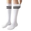 Calcetines hasta la pantorrilla, Calcetines de media pantorrilla, Calcetines largos para mujer, Estilo japonés JK Preppy para primavera y otoño, Algodón de poliéster, Calcetines de compresión blancos, Listos para la venta
