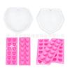 2024 Amazon Assar Semi-Circular Coração Rosa Silicone Torrada Mousse Bolo Pão Forma Mais Vendido Assar