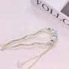 Nueva Horquilla de Pelo con Flecos Completamente Diamantados en Forma de U para Mujer, Peine Diario de Nicho, Peine para Media Recogida, Peine Simple con Sentido Avanzado