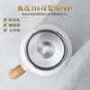 Nuevo Modelo 2025 Termo de Acero Inoxidable para Mujer, Taza de Café Portátil de Gran Capacidad, Vaso de Agua Estudiante de Alta Estética con Popote