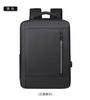 Mochila para computadora de negocios multifunción de gran capacidad transfronteriza para viajes, ocio, moda, repelente al agua, tela de película de cuero