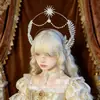 Lolita Halo Virgen Corona Tocados Preciosos Lolita Ángel Atrezzo Fotografía Tocados Vintage