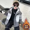 Cortavientos con Capucha Grueso para Niños Otoño Invierno Ropa de Algodón 2026 Nuevo Estilo Fresca Ropa de Invierno para Bebé Chaqueta Parka Acolchada