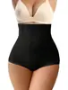 Pantaletas Moldeadoras Populares Transfronterizas Ajustadas Sin Costuras de Cintura Alta Control de Abdomen Levanta Glúteos para Mujeres, Entrenador de Vientre Plano al por Mayor