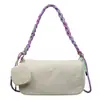 Bolsa de Mão Estilo Coreano 2026 Feminina Nova Bolsa de Mão Transversal Verão Versátil Japonesa Tecida Única Alça de Ombro Moda Bolsa de Ombro