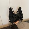 Bolso de mano coreano de gran capacidad para mujer, moderno y elegante, con lazo, estilo occidental, portátil, con texto, para llevar debajo del brazo, 2024