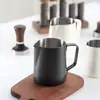 Suprimentos para Lojas de Chá com Leite Tanque com Bico Fino para Puxar Flores Copo de Bolhas de Leite de Aço Inoxidável Bule Espessado para Puxar Café Flaunty Café Branco Puxar