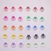Lazo Luminoso Transparente Concha Decoraciones de Arte para Uñas de Dibujos Animados Resina Accesorios Pequeños Materiales de Bricolaje Pendientes Accesorios para Uñas