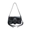 Bolso de Axila con Remaches de Moda Tendencia para Mujer 2025 Nuevo Bolso de Hombro Retro de Alta Gama Bolso de Viaje Estilo Francés