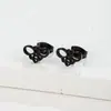 Pendientes de Acero Inoxidable Calados Transfronterizos Nuevos con Varios Diseños de Gatos, Renos, Abejas, Mariposas y Conejos en Stock