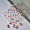 Adesivos populares para nail art no estilo do Instagram, adesivos 5D em relevo fofos, adesivos decorativos DIY com o avatar do grupo TFBOYS