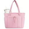 Bolso de hombro transfronterizo, gran capacidad, bolso de viaje para mujer, bolso de invierno/otoño para el trabajo, diseño horizontal ligero, elegante y con estilo, adecuado para ropa de algodón o rellena de plumón