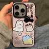Capa de Celular Gato West Highland para iPhone 15/16plus iPhone13/ 14 Resistente a Quedas Desenho Animado Capa de Gelatina X