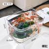 Caja de Almacenamiento de Escritorio Tanque de Peces Transparente Tanque Pequeño para Peces Dorados Paisajismo del Hogar Arreglo Floral Oficina Mini Tanque para Tortugas
