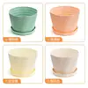 Maceteros Pequeños para Balcón y Uso en Interiores, Macetas de Plástico para Plantas Verdes, Phalaenopsis, Suculentas, Directo de la Fábrica Fuente, Platos, Jardinería, Venta al por Mayor para Exteriores