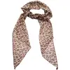 Bufanda Larga de Seda con Puntos Polares Estilo Coreano Collar para Mujer Lujo Ligero Alta Gama Bufanda Retro Elegante Casual Protección Solar Versátil Corbata