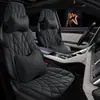 Nova Almofada para Assento de Carro, Universal para Todas as Estações, Pequeno Conjunto de Três Peças, Couro Nappa Respirável, Almofada de Assento de Carro de Peça Única, Atacado Transfronteiriço