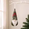 Novo Ornamento Pendente Pequeno de Atmosfera Transfronteiriça Boneca Sem Rosto Rudolph Pingente de Decoração de Árvore de Natal Boneca de Idoso