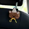 Gancho para Encosto de Banco de Carro Desenho Animado Fofo Gancho para Banco Traseiro Multifuncional Pequeno Gancho para Interior de Carro Criativo