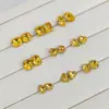Dongzhou K9 Traga Riqueza e Tesouro Ovo de Pombo de Cristal Dourado Nail Art Diamante Pedra de Açúcar Quadrado Especial Formato Fundo Pontiagudo Coleção de Diamantes Ornamento de Diamante para Unhas