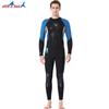 Traje de Neopreno Nuevo Dive&Sail de 3mm para Hombre Traje Húmedo de Una Pieza Cálido Traje de Neopreno de Manga Larga Impermeable Traje de Baño para Snorkel para Mujer