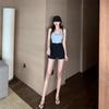 Novedad 2024 Pantalones Cortos Básicos para Otoño, Se Pueden Usar Afuera, Elegantes Pantalones Cortos de Seguridad, Pantalones Ajustados Negros, Pantalones Cortos para Botas, Pantalones Casuales