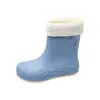 Nuevas Botas de Lluvia Impermeables para Exterior Transfronterizas para Mujer, Botas de Lluvia de Media Caña con Suela Plana Antideslizante Resistentes al Desgaste para que las Mujeres las Usen Afuera