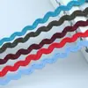 17 Rollos de Cinta de Poliéster de Baja Elasticidad de 5 mm y 6 mm, Cinta Plana de Encaje con Patrón Ondulado de Colores Vivos, Accesorios para Bolsas de 3 mm y 8 mm