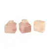Xinjiang Jade de Seda Dorada Flor de Durazno Brew Sello Cuadrado Pequeño Accesorios DIY Colgante Sello de Jade Sello Pequeño Basura Colgante de Jade Venta al por Mayor