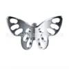Aretes de Mariposa Calados de Aleación de Titanio F136 Roscados Europeos y Americanos Transfronterizos Personalizados Joyería para Perforaciones Corporales Labio Uñas
