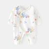 Mono para recién nacido Camiseta con gorro Baby Boneless Primavera y Otoño Algodón Puro Ropa de Monje para recién nacidos Ropa de Gateo para Niños y Niñas Ropa Interior para Bebé