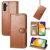 Adecuado para Samsung Galaxy S26 Plus Almacenamiento Funda para Teléfono A07/S26 Tapa Abatible Soporte para Tarjetas de Negocio Funda de Cuero