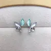 Brincos de Tarraxa com Pérolas de Água Doce Joias Acessórios Artesanais Componentes de Base Vazios DIY Estilo Floresta de Folhas Brincos de Tarraxa Bicolores Fornecimento Atacadista