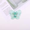 Pinzas para el pelo, accesorios decorativos de mariposa, bricolaje, nuevas cuentas para uñas, bordado doble, parche de mariposa de 5 cm, pegatina de tela