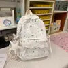 Nova Mochila Estilo College, Bolsa Escolar Leve e Fofa, Bolsa de Ombro Único para Alunos do Ensino Fundamental II e Ensino Médio, Mochila para Deslocamento para Estudantes Universitárias
