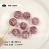 Cuentas de resina con fino brillo de meteorito y efecto de corazón de caramelo, cuentas sueltas para pulseras DIY, cadenas para teléfono, kits de material para abalorios, accesorios colgantes y artículos decorativos