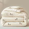 Colcha de fibra de soja grado A para maternidad e infantil, colcha suave y acogedora de primera calidad para primavera/otoño, colcha gruesa de invierno, núcleo de colcha para dormitorio estudiantil