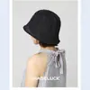 2026 Nuevo Estilo Sombrero de Pescador Delgado Trenzado Hueco para Mujer con Circunferencia de Cabeza Grande, Sombrero de Sol Versátil para Protección Solar, Sombrero de Cubo