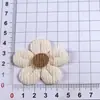 Tecido estilo coreano, florzinhas coloridas e nó de borboleta, produtos semiacabados para DIY, acessórios decorativos feitos à mão para roupas, acessórios para bebê no atacado
