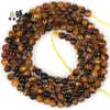 2mm3mm piedra natural cuentas redondas pequeñas amatista ojo de tigre ágata turmalina cristal cuentas sueltas accesorios para joyería diy venta al por mayor
