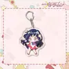 Sailor Moon Conejo Luna Agua Hielo Luna Llavero de Acrílico Colgante Lindo Creativo Llavero Colgante