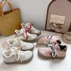 Zapatos de entrenamiento alemanes Beier con doble cordón para mujer, zapatos de lona de nicho, cálidos zapatos blancos simples para invierno BE-6809