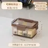 Caja de Almacenamiento Transparente para Escritorio con Tapa, Sellada, a Prueba de Humedad, a Prueba de Polvo, para Insignias, Merchandising de Anime y Exhibición de Tarjetas