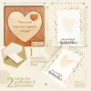 Adorno de madera creativo en forma de corazón, portafotos, decoración de regalo para mamá, tarjeta de felicitación sorpresa con función de mensaje oculto